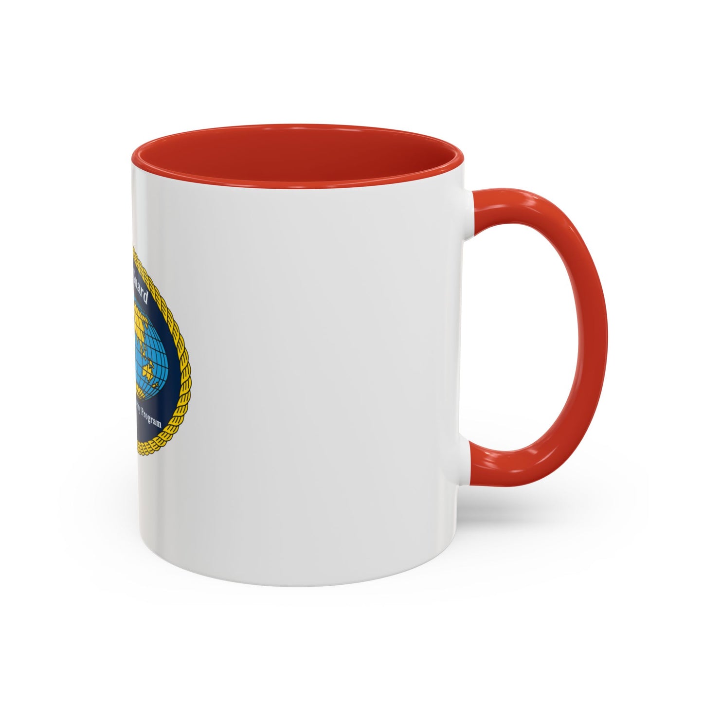 International Port Security Program USCG (U.S. Coast Guard) Accent Coffee Mug