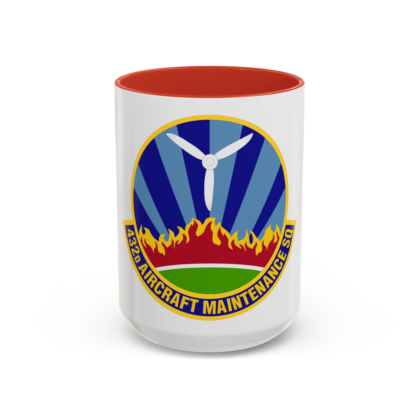 432d Aircraft Maintenance Squadron (U.S. Air Force) Accent Coffee Mug