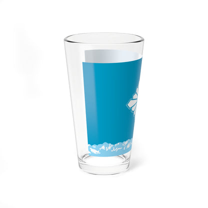 Flag of Toyama Toyama (Japan) Pint Glass 16oz