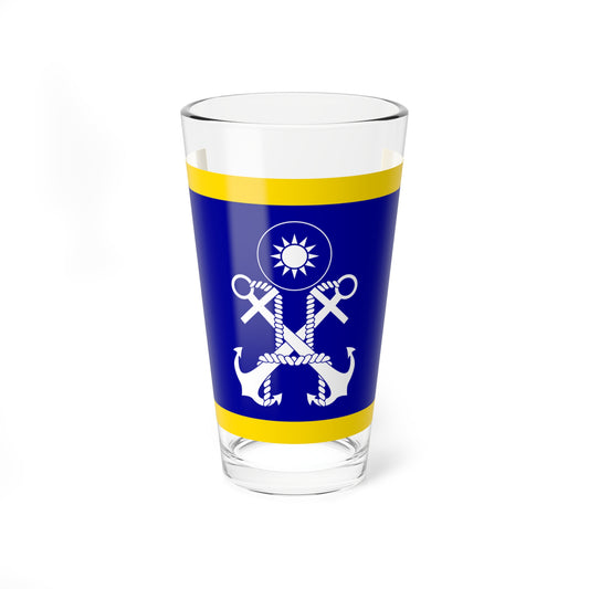 ROCN Deputy Commander-in-Chiefs Flag 1962 (China) Pint Glass 16oz