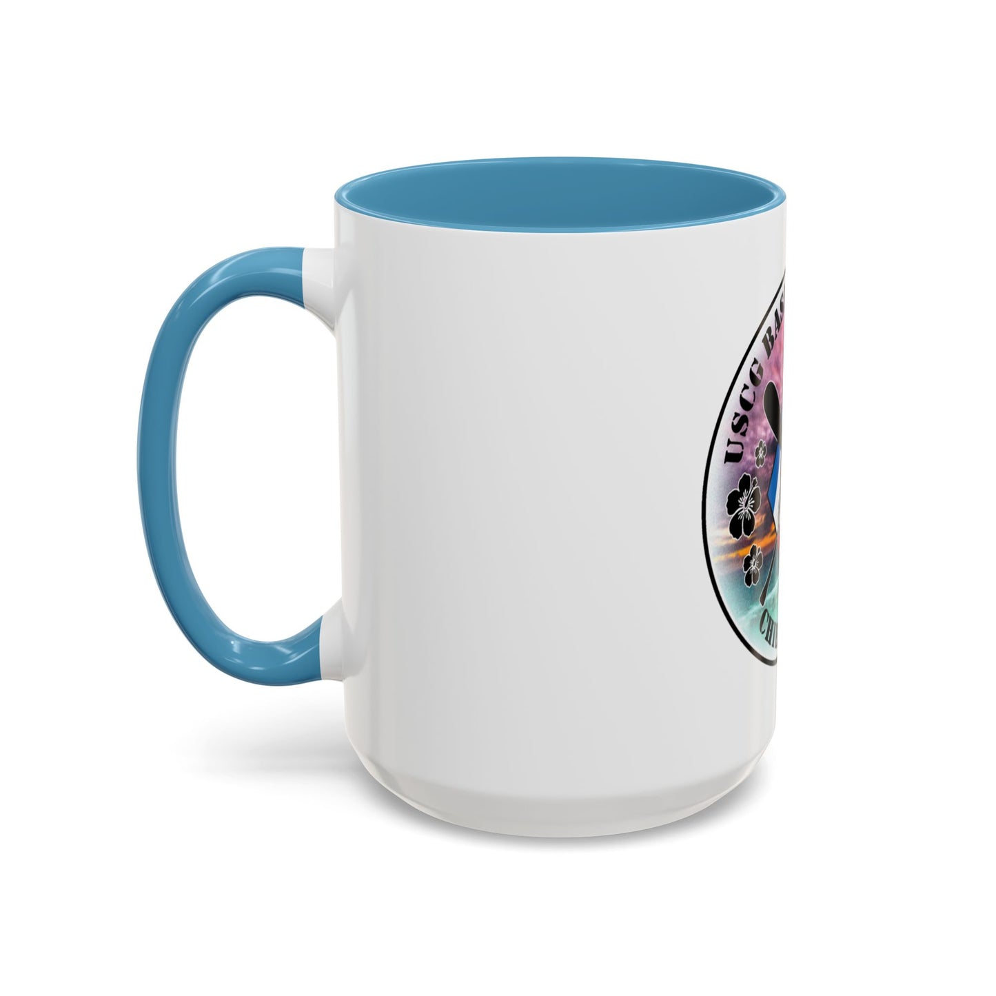 USCG Base Honolulu Chiefs Mess (U.S. Coast Guard) Accent Coffee Mug