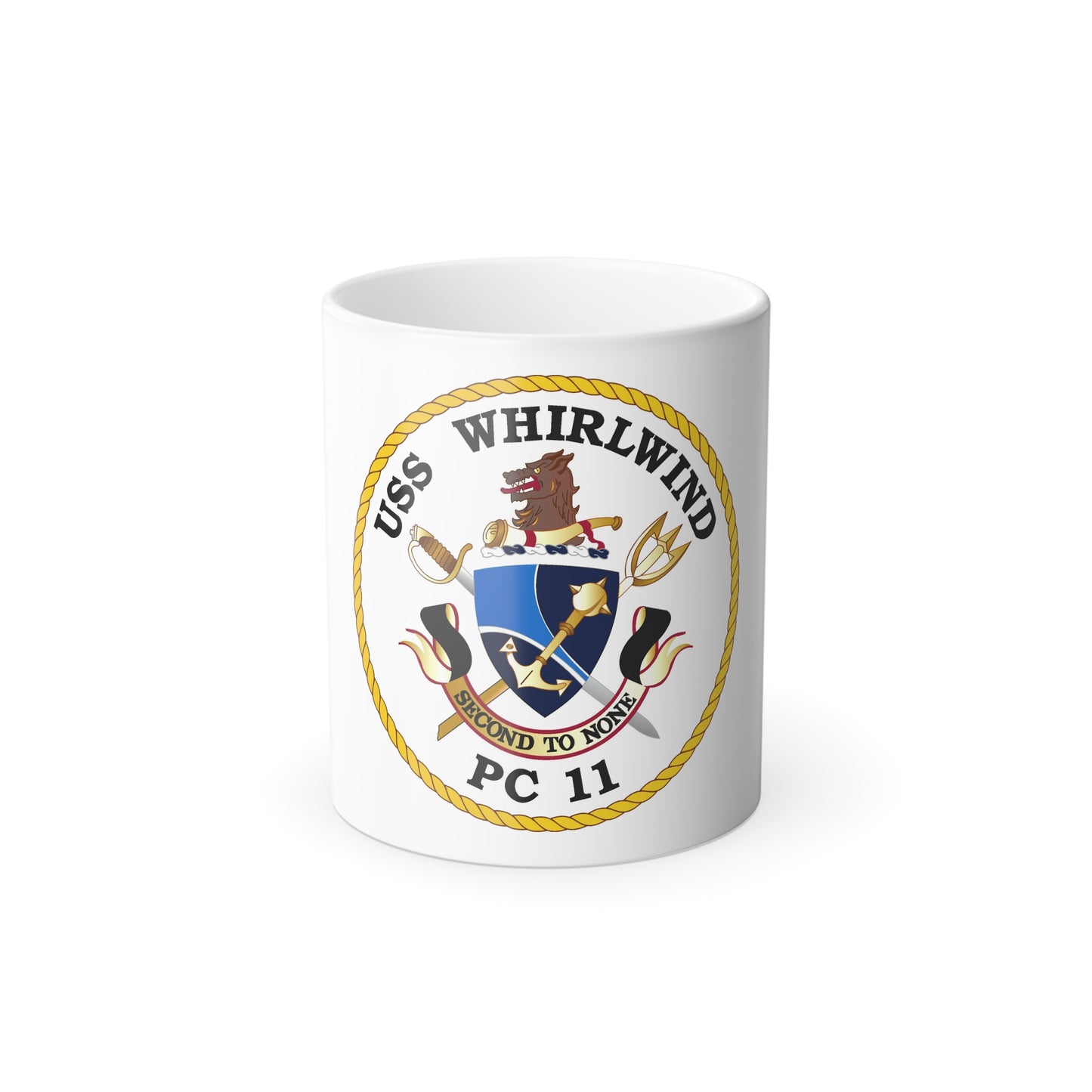 USS Whirlwind PC 11 (U.S. Navy) Color Changing Mug 11oz