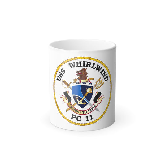 USS Whirlwind PC 11 (U.S. Navy) Color Changing Mug 11oz