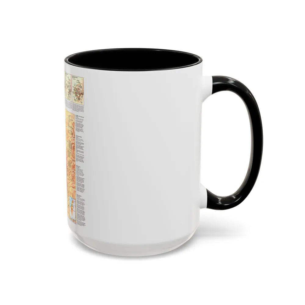 Jerusalem (1996) (Map) Accent Coffee Mug-Go Mug Yourself