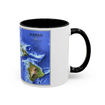 USA - Hawaii (1995) (Map) Accent Coffee Mug-Go Mug Yourself