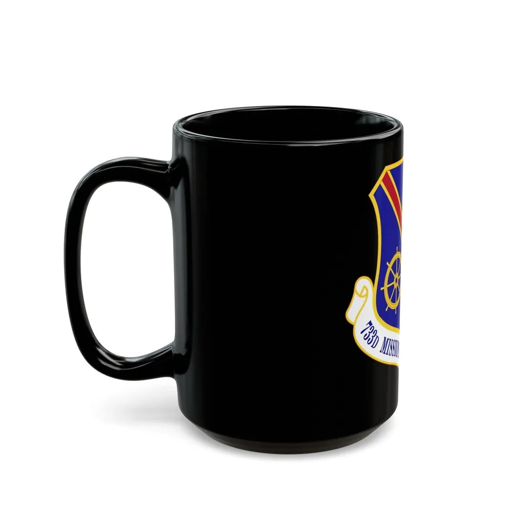 733d Mission Support Group (U.S. Air Force) Black Coffee Mug-Go Mug Yourself