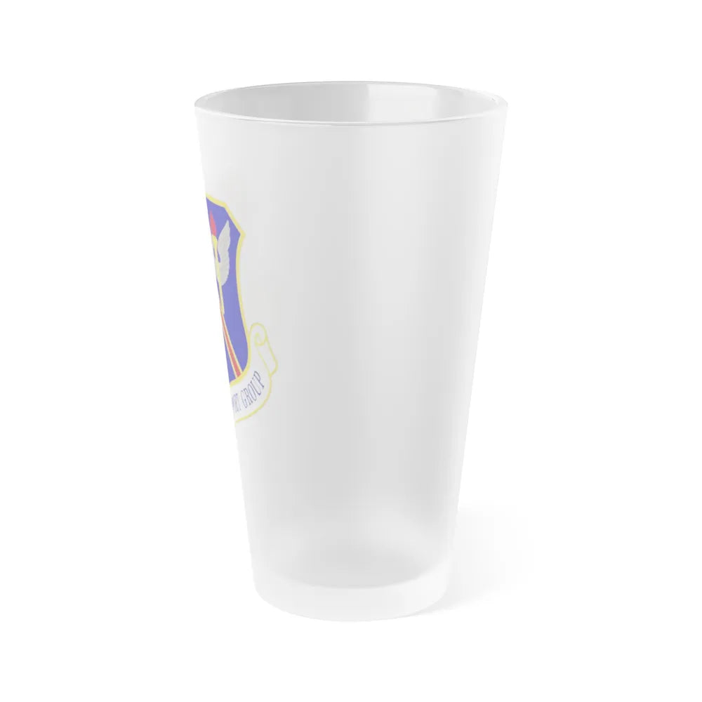 733d Mission Support Group (U.S. Air Force) Frosted Pint Glass 16oz-Go Mug Yourself