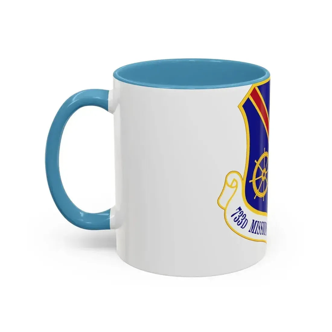 733d Mission Support Group (U.S. Air Force) Accent Coffee Mug - Go Mug Yourself