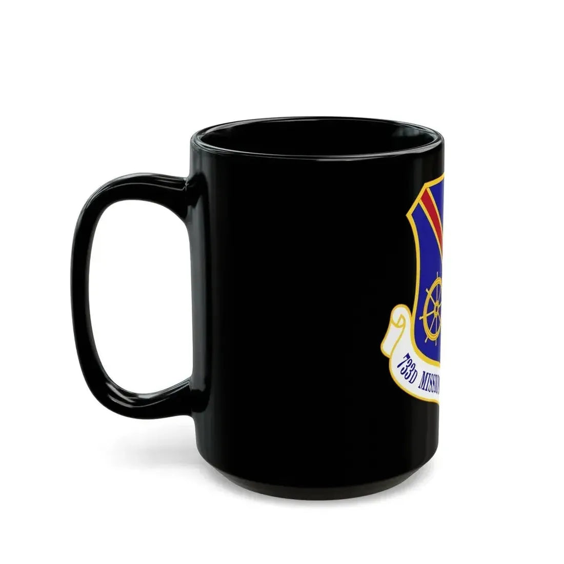 733d Mission Support Group (U.S. Air Force) Black Coffee Mug - Go Mug Yourself
