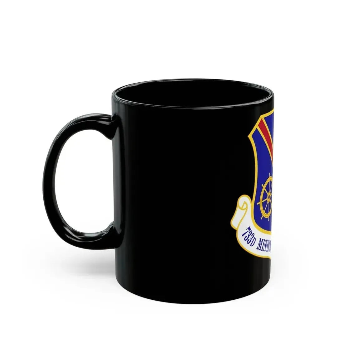 733d Mission Support Group (U.S. Air Force) Black Coffee Mug - Go Mug Yourself