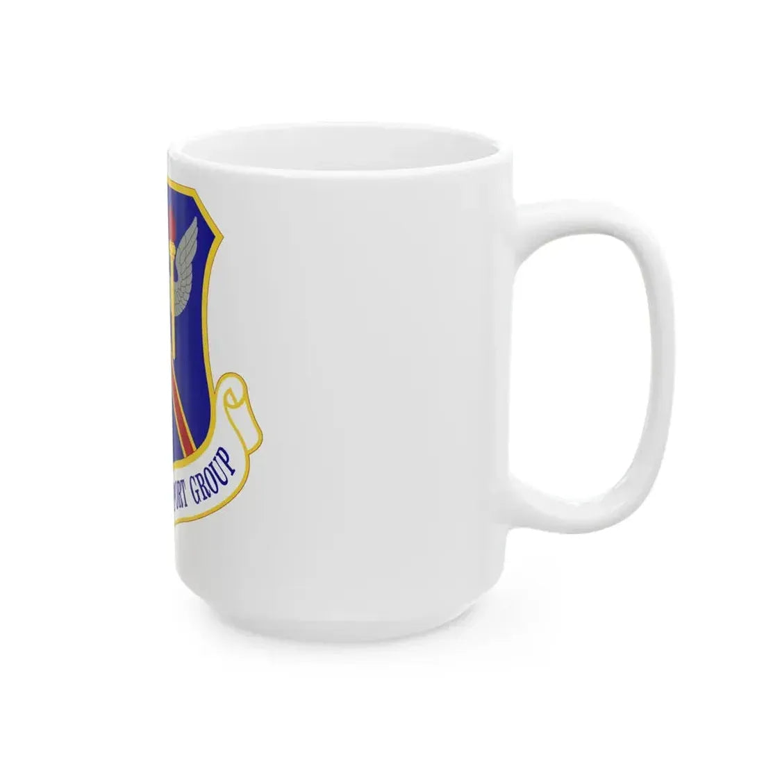 733d Mission Support Group (U.S. Air Force) White Coffee Mug - Go Mug Yourself