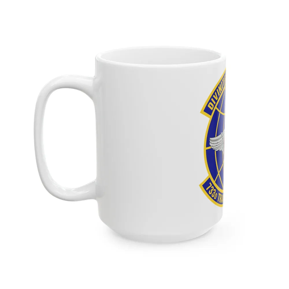 733d Training Squadron (U.S. Air Force) White Coffee Mug-Go Mug Yourself