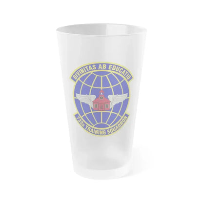 733d Training Squadron (U.S. Air Force) Frosted Pint Glass 16oz 16oz Frosted - Go Mug Yourself
