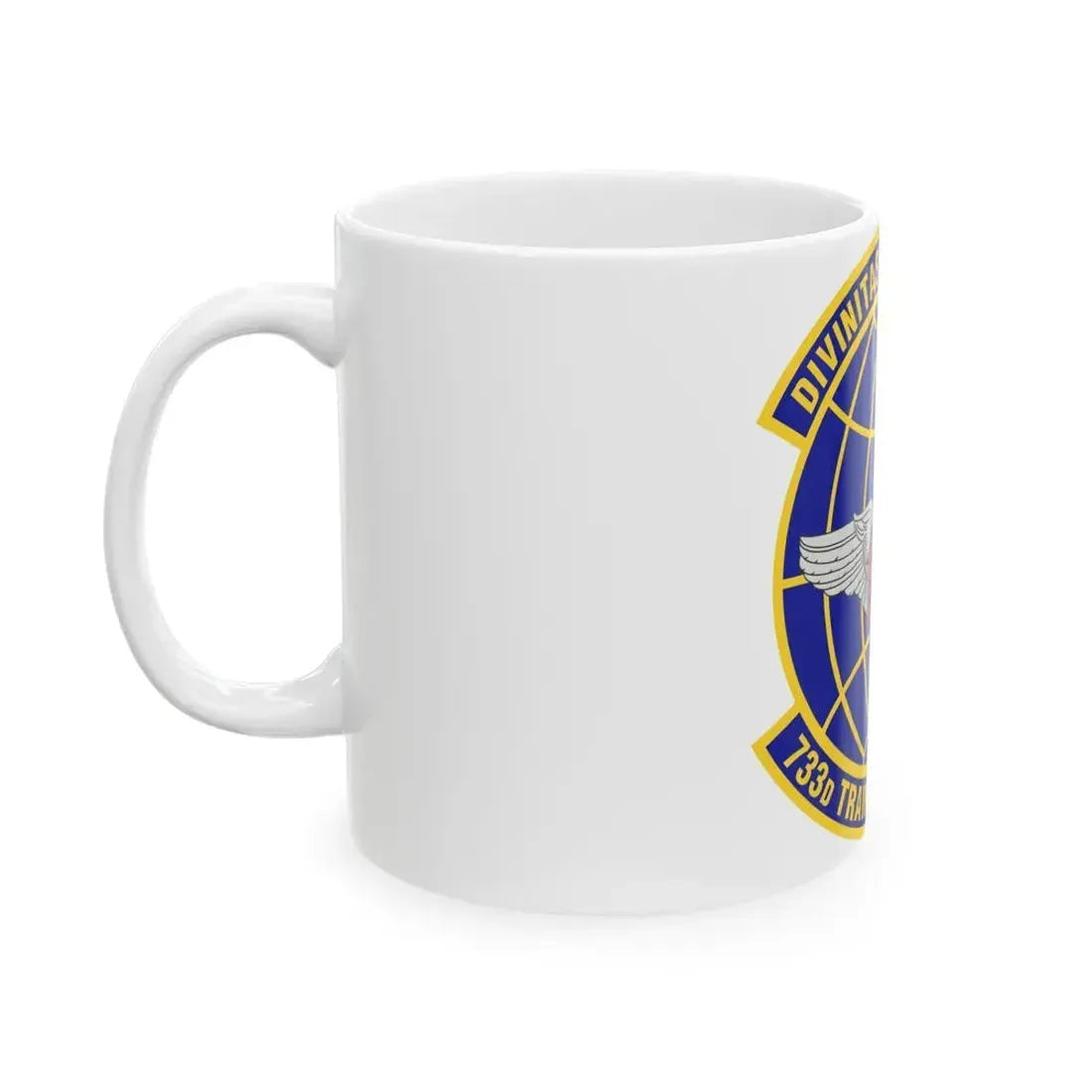 733d Training Squadron (U.S. Air Force) White Coffee Mug - Go Mug Yourself
