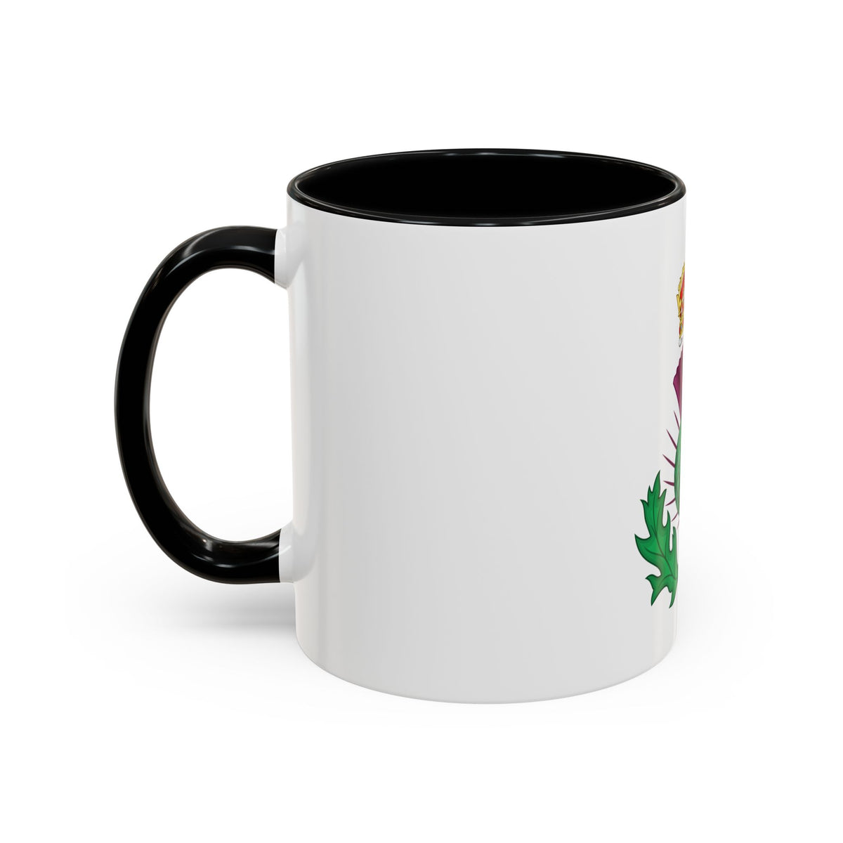 Thistle Royal Badge of Scotland - Accent Coffee Mug