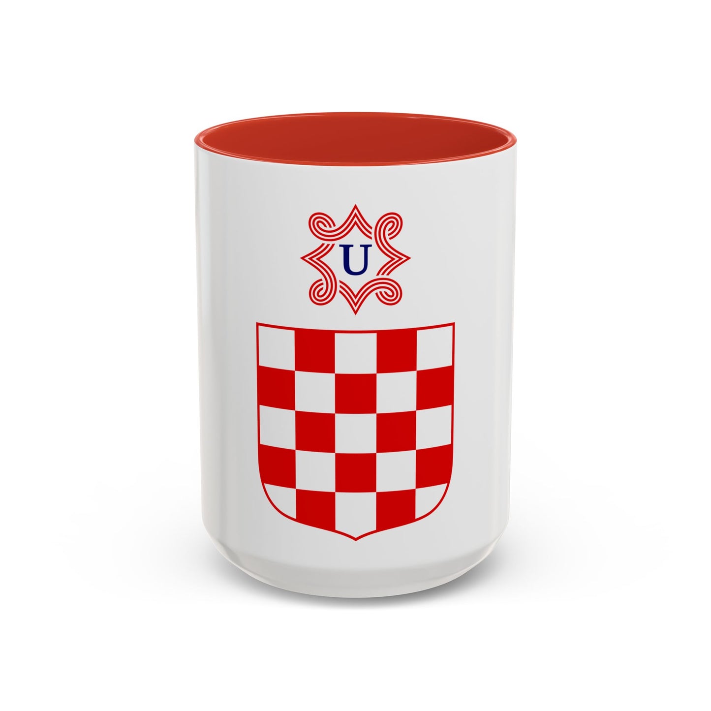 Coat of arms of the Independent State of Croatia - Accent Coffee Mug