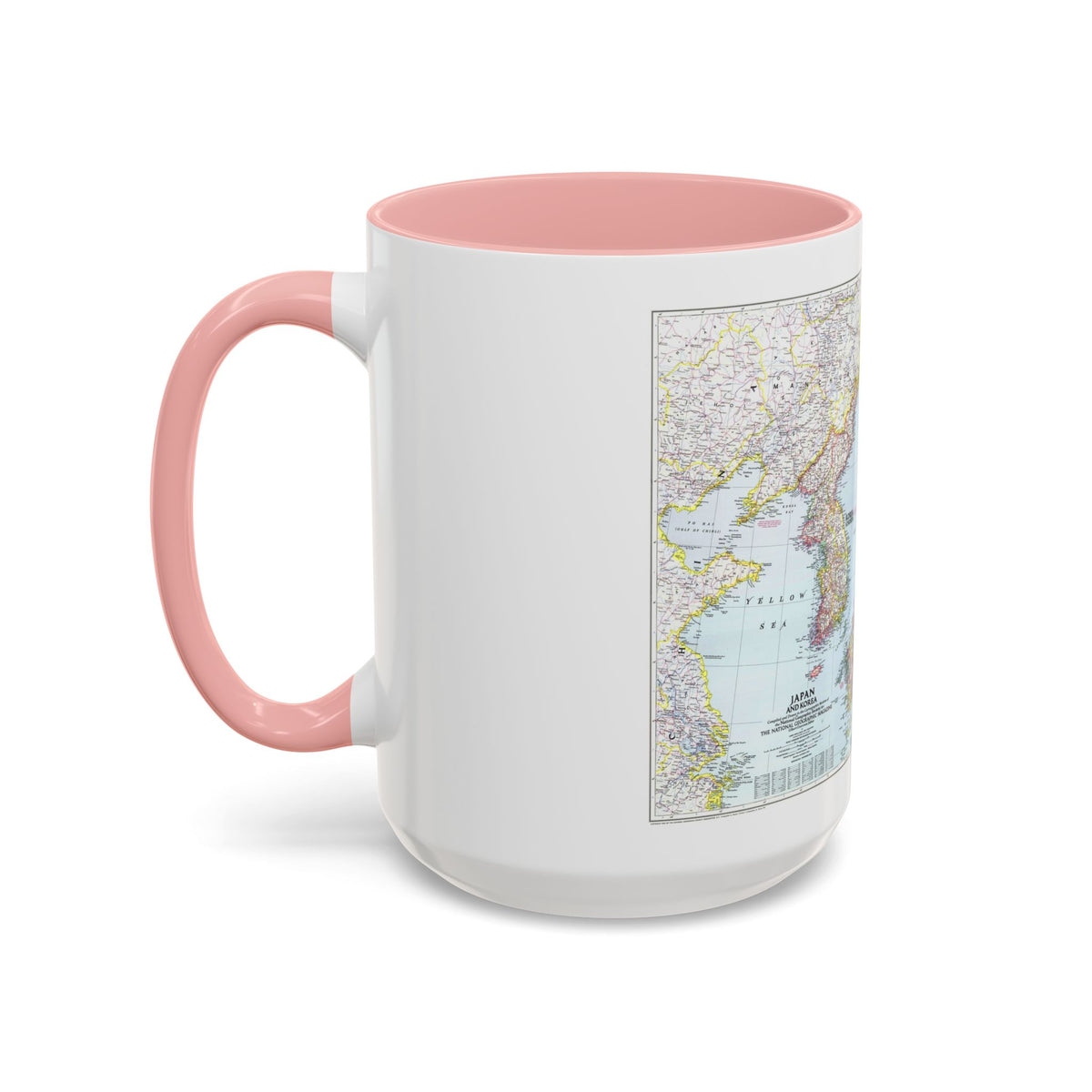 Japan and Korea (1945) (Map) Accent Coffee Mug
