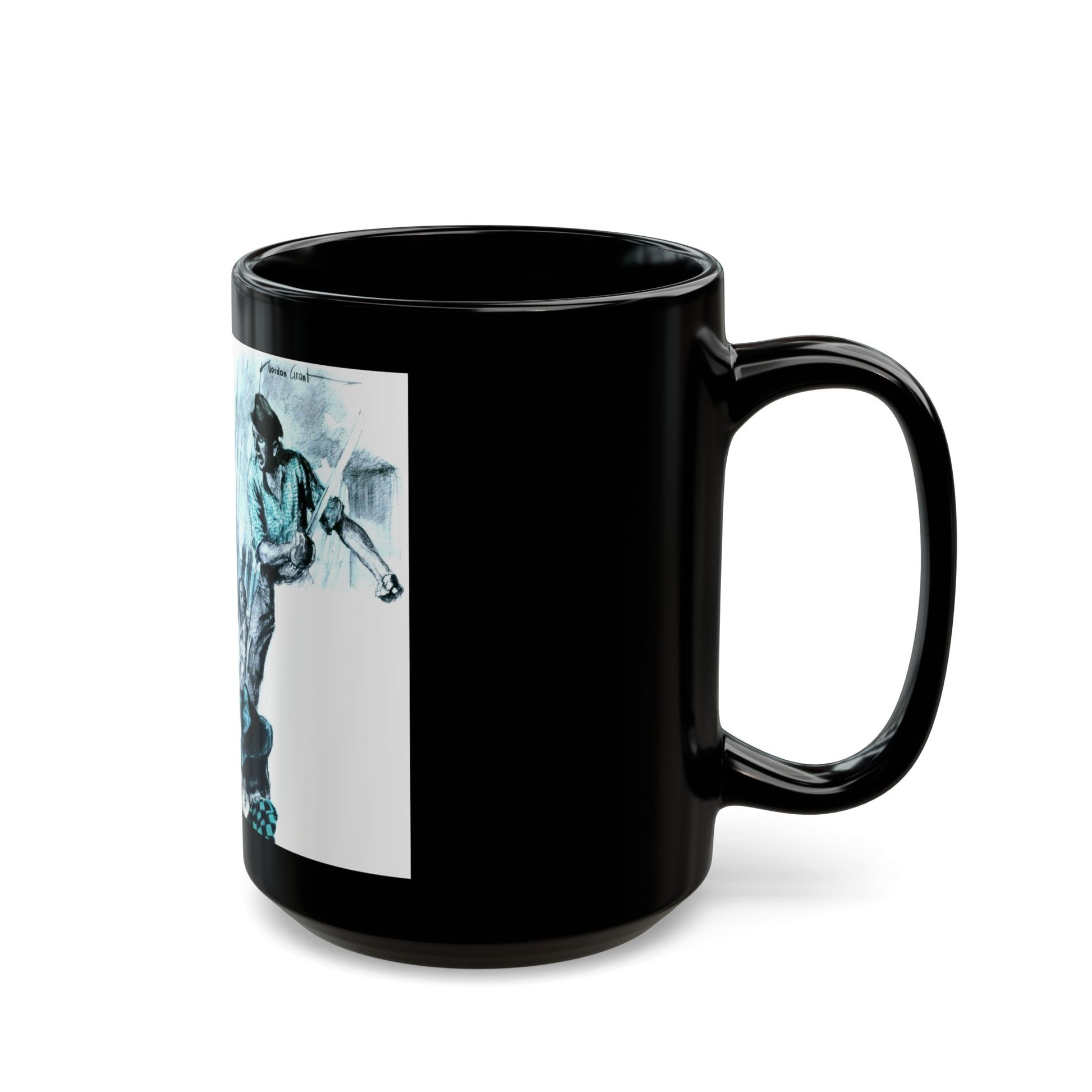 Dead Man's Log, Liberty magazine, June 18,1938 - Black Coffee Mug-Go Mug Yourself