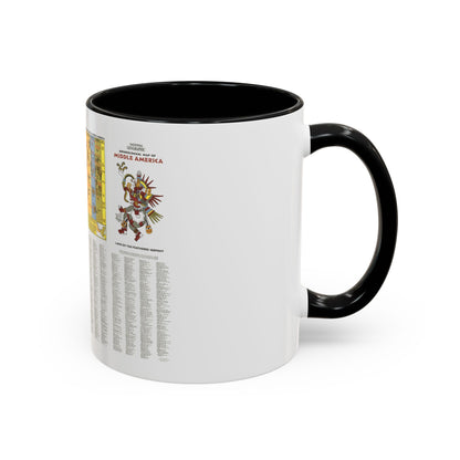 Central America - Archeological Map 2 (1968) (Map) Accent Coffee Mug