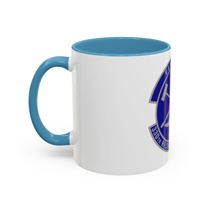 330 Recruiting Squadron AETC (U.S. Air Force) Accent Coffee Mug