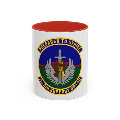 7th Air Support Operations Squadron (U.S. Air Force) Accent Coffee Mug