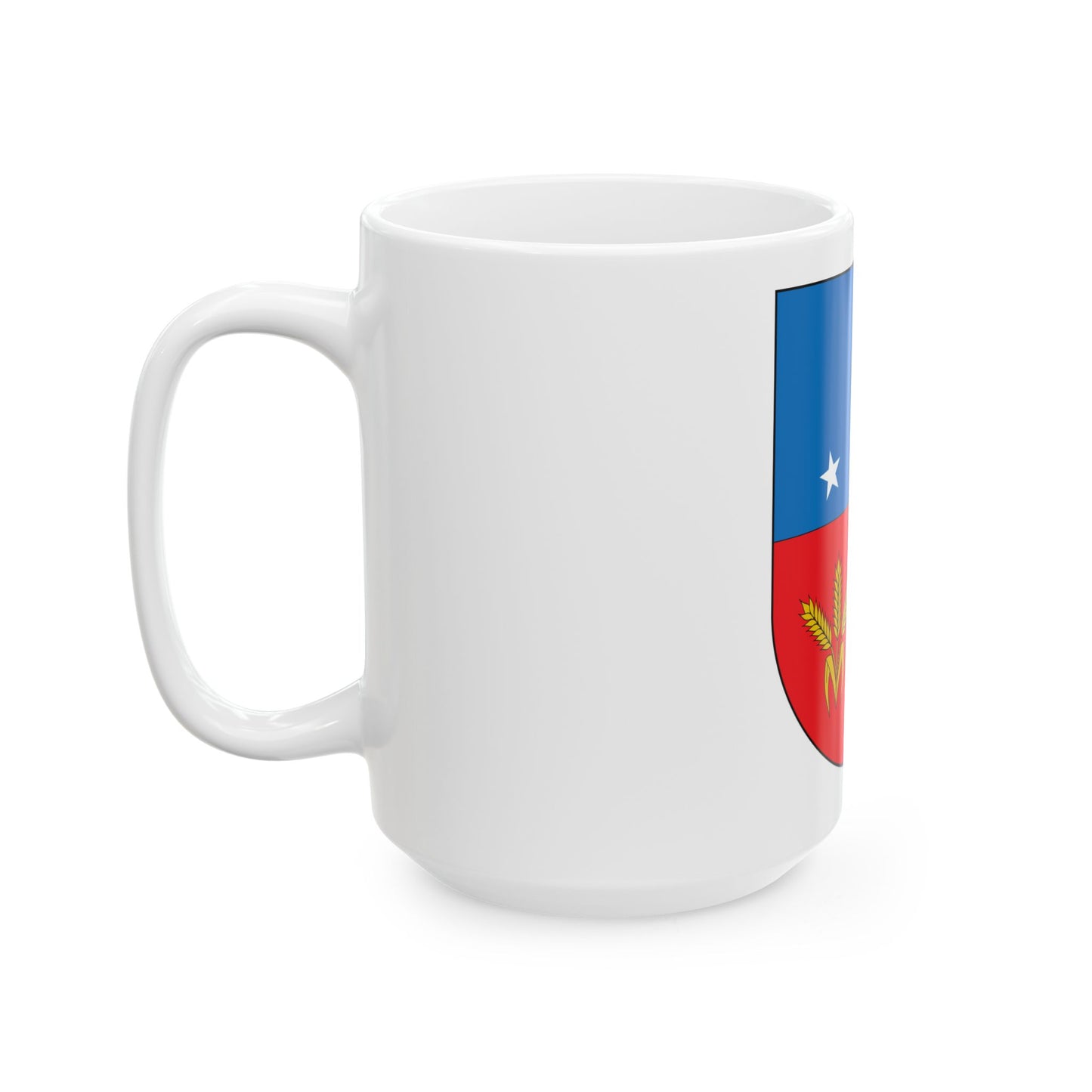 Coat of arms of Colonia Department - White Coffee Mug