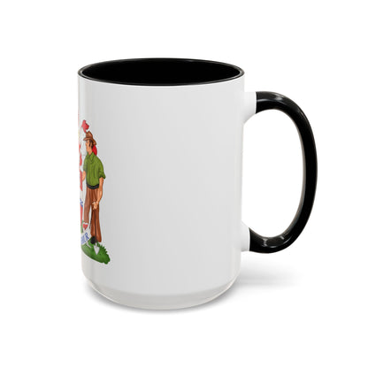 Coat of Arms Darwin Australia - Accent Coffee Mug