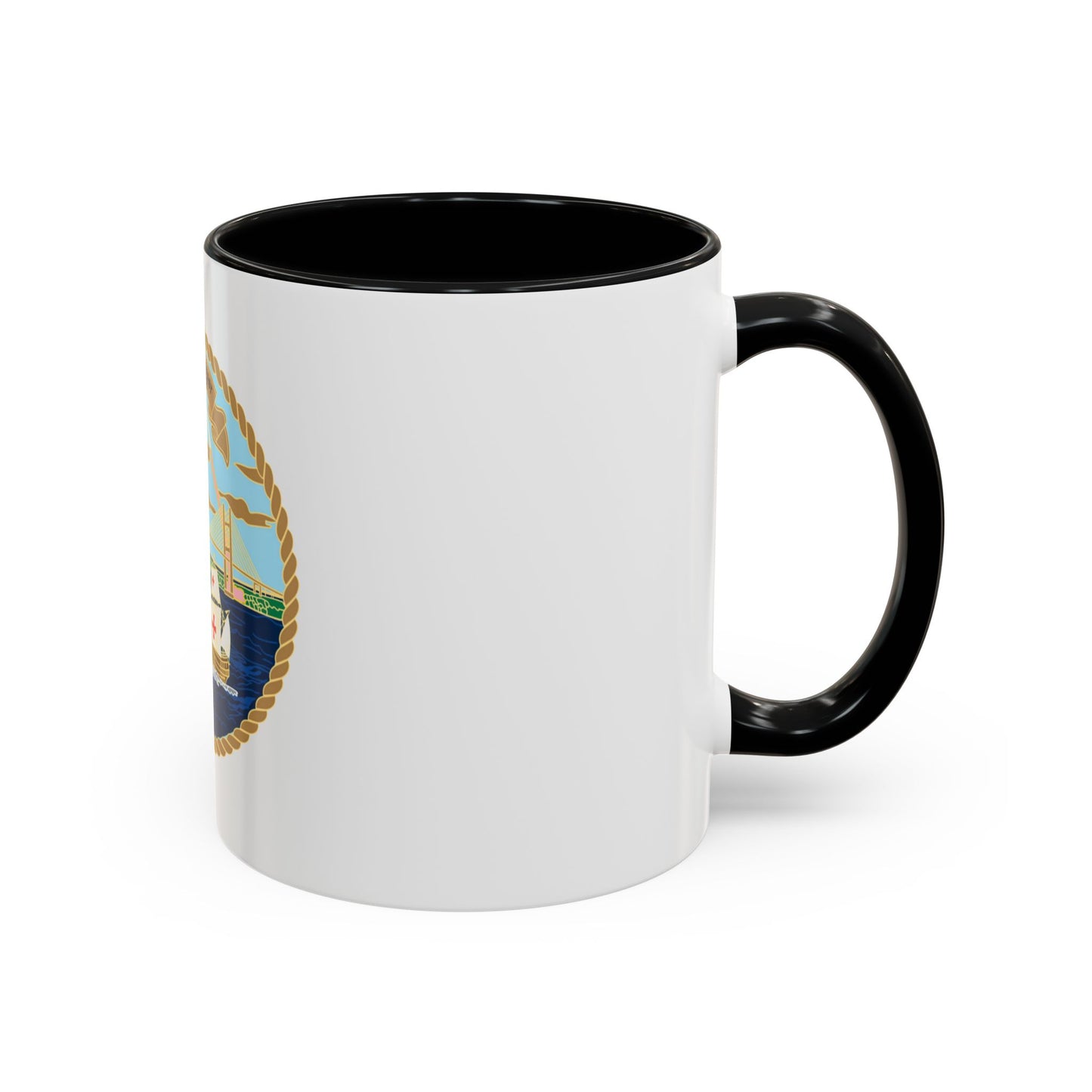 USCG Sector Jacksonville Bridge (U.S. Coast Guard) Accent Coffee Mug