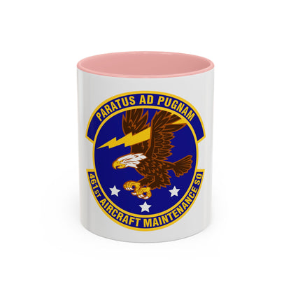 461st Aircraft Maintenance Squadron (U.S. Air Force) Accent Coffee Mug