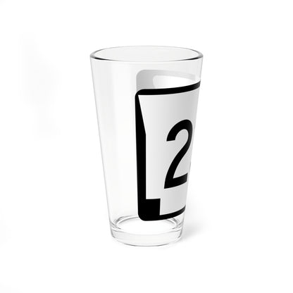 Arkansas 23C (Arkansas) (Road Sign) Pint Glass 16oz