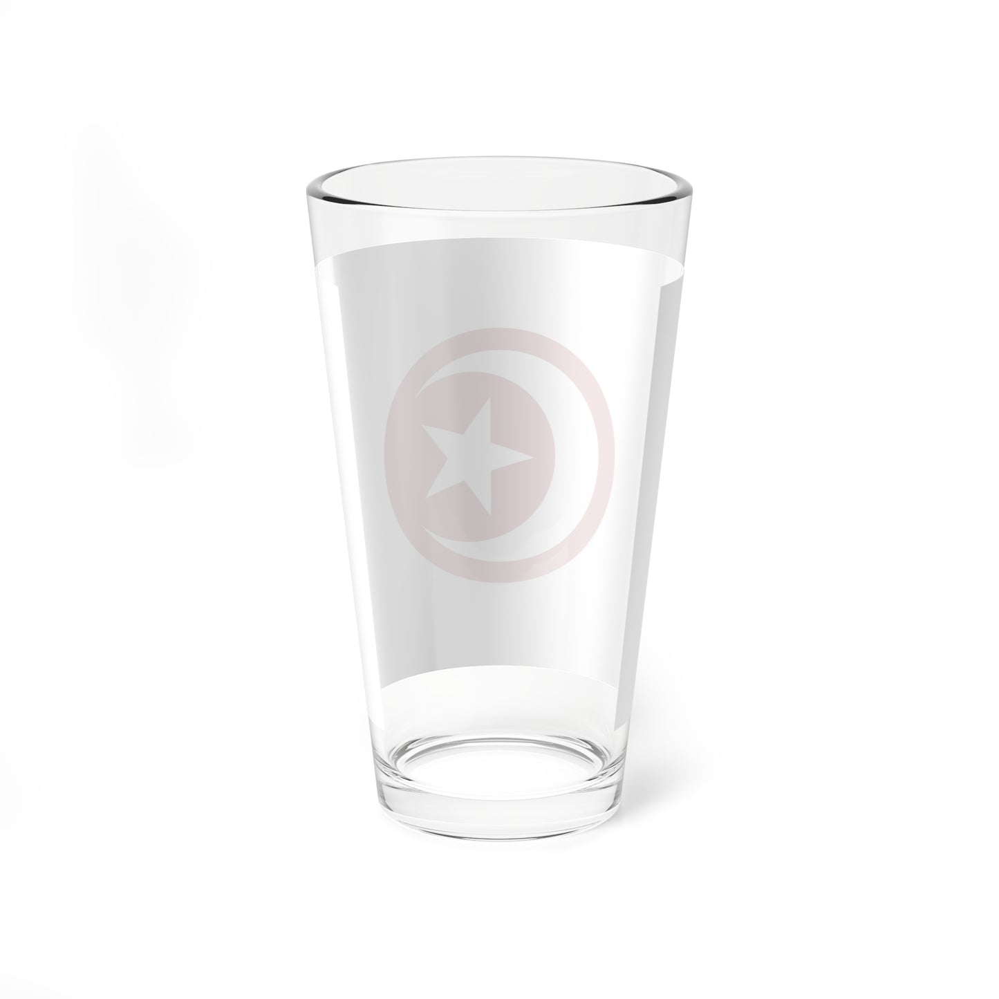 Flag of Japan with crescent and star (Japan) Pint Glass 16oz