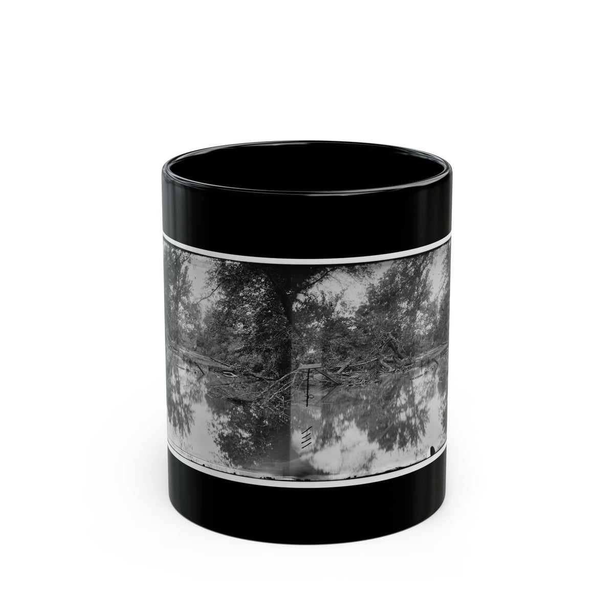 Bull Run, Va. View Of Bull Run (U.S. Civil War) Black Coffee Mug