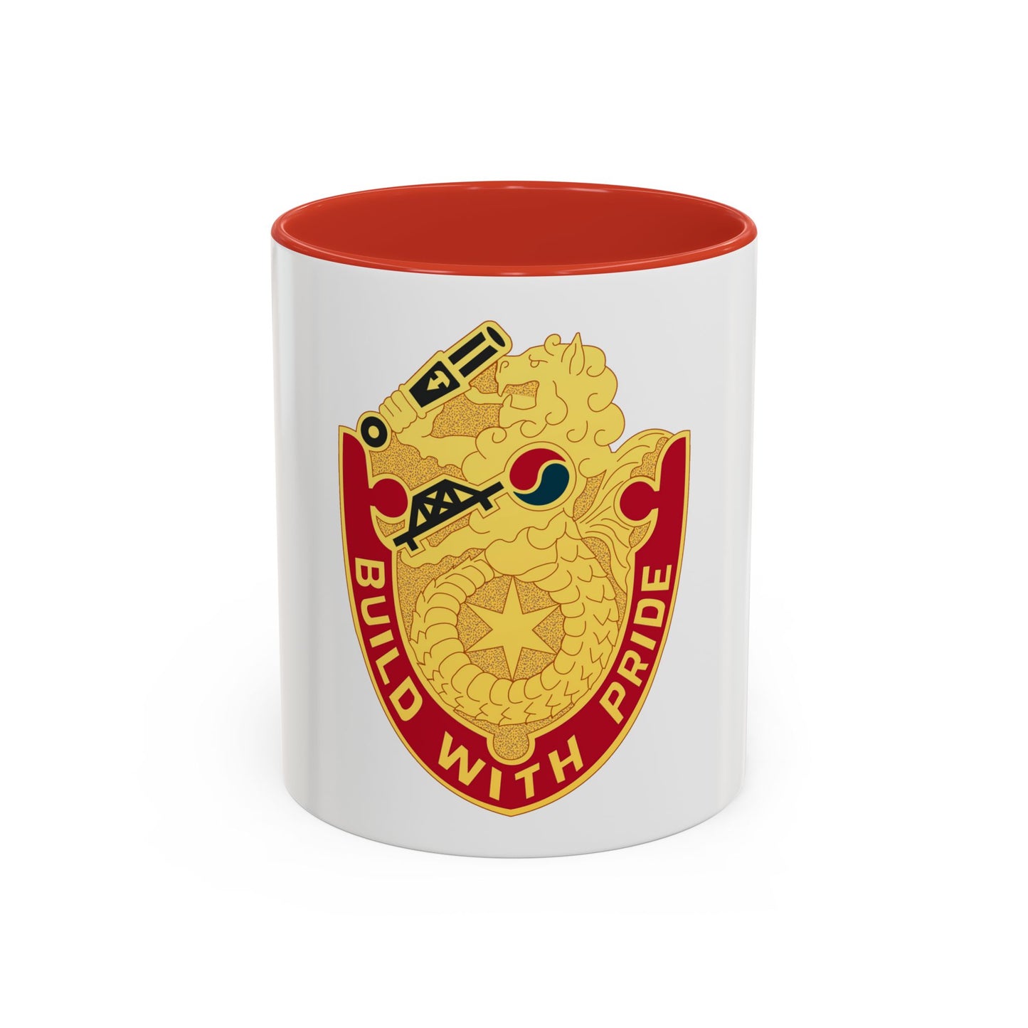 93 Engineer Battalion (U.S. Army) Accent Coffee Mug