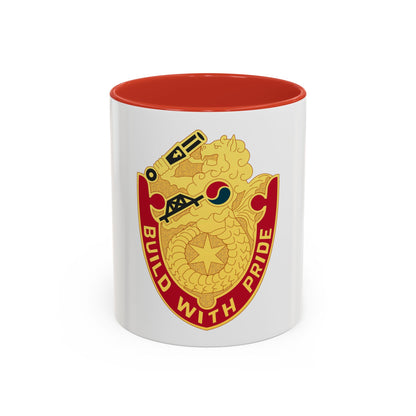 93 Engineer Battalion (U.S. Army) Accent Coffee Mug