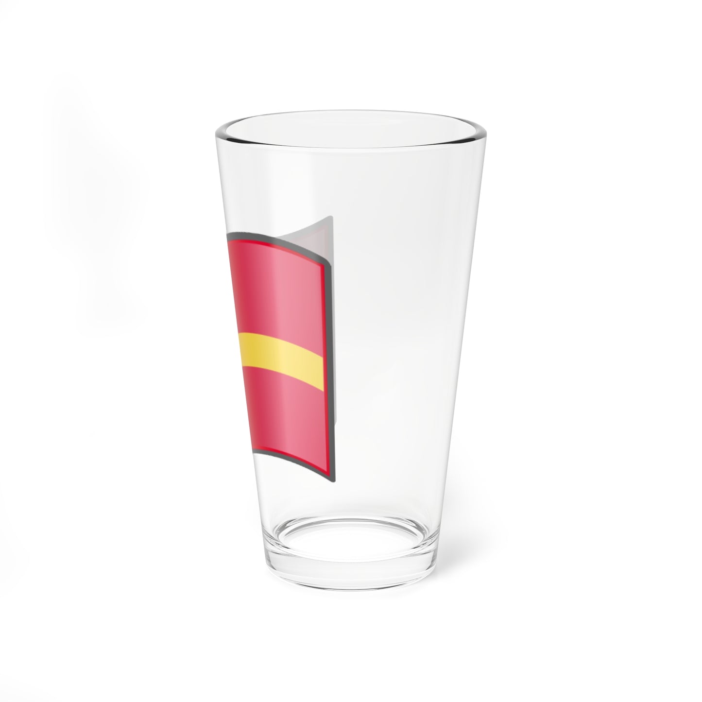 Nuvola Skaaneland flag (Sweden) Pint Glass 16oz