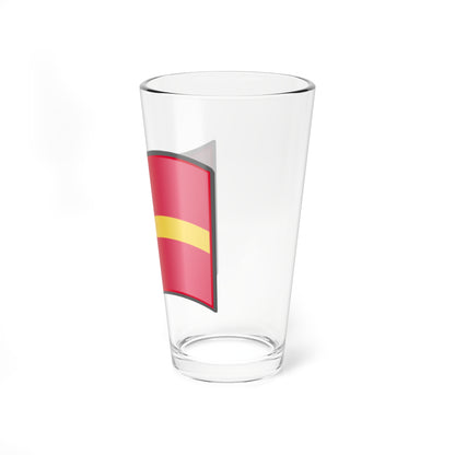 Nuvola Skaaneland flag (Sweden) Pint Glass 16oz