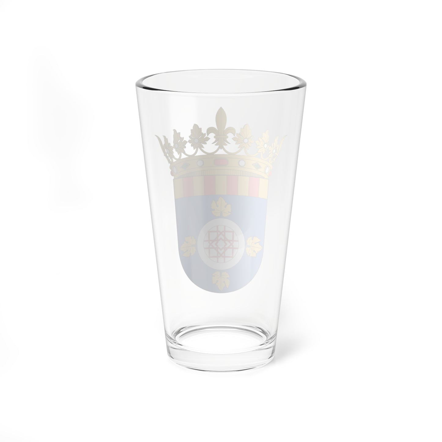 Escudo de la Comarca del Campo de Cariñena (Spain) (Coat of Arms) Pint Glass 16oz