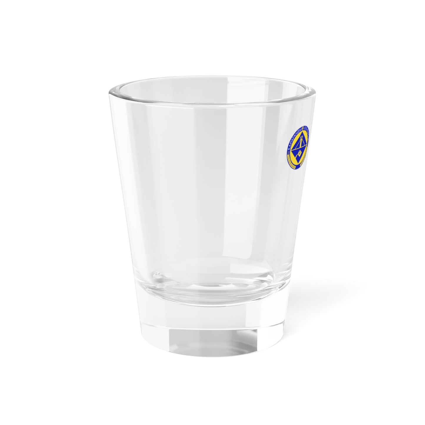 Coat of Arms of Karagandy Province (Kazakhstan) (Coat of Arms) Shot Glass 1.5oz