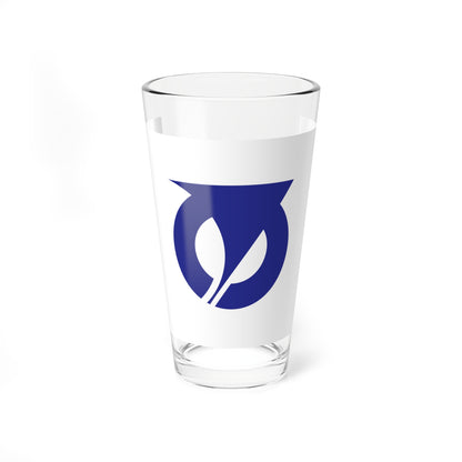 Flag of Fukagawa Hokkaido (Japan) Pint Glass 16oz