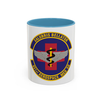 931 Aerospace Medicine Squadron AFRC (U.S. Air Force) Accent Coffee Mug