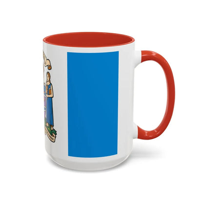 Flag of Edmonton Canada - Accent Coffee Mug-Go Mug Yourself