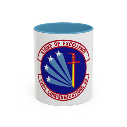 355 Communications Squadron ACC (U.S. Air Force) Accent Coffee Mug