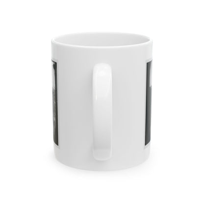 Petersburg, Virginia. Group At Telegraphic Corps Quarters. Headquarters, Army Of The Potomac (U.S. Civil War) White Coffee Mug