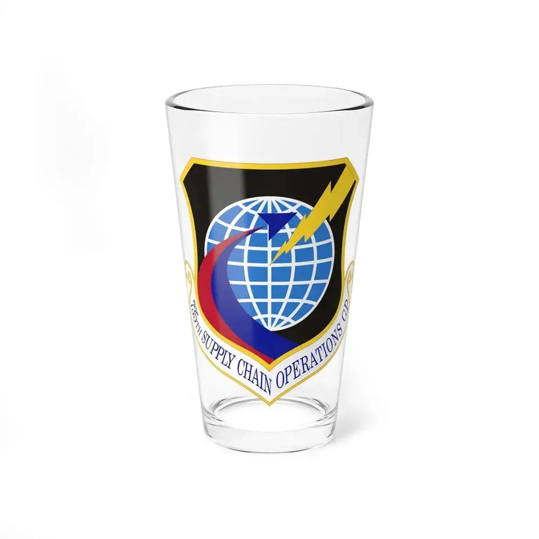 735th Supply Chain Operations Group (U.S. Air Force) Pint Glass 16oz 16oz - Go Mug Yourself