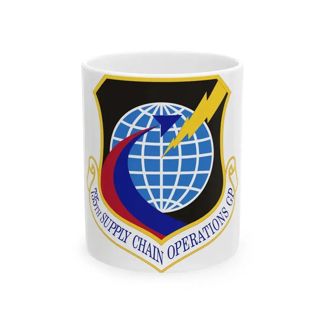 735th Supply Chain Operations Group (U.S. Air Force) White Coffee Mug 11oz - Go Mug Yourself