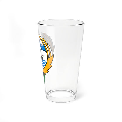 Emblem of Kuwait (Kuwait) (Coat of Arms) Pint Glass 16oz