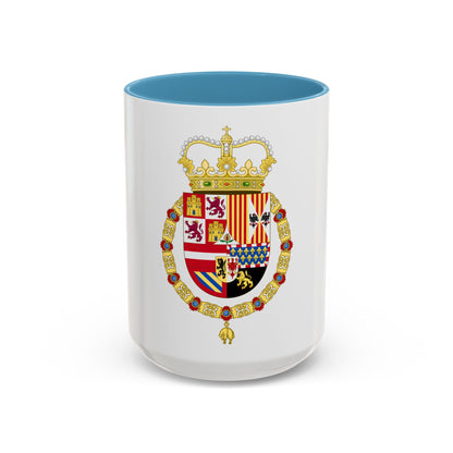 Coat of Arms of Charles II of Spain (1668-1700) - Accent Coffee Mug