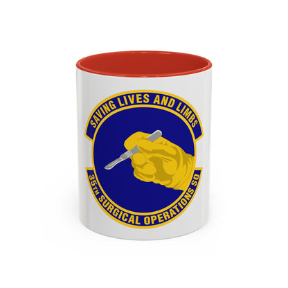 35th Surgical Operations Squadron (U.S. Air Force) Accent Coffee Mug