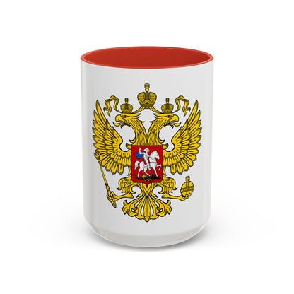 Coat of Arms of the Russian Federation 2 - Accent Coffee Mug