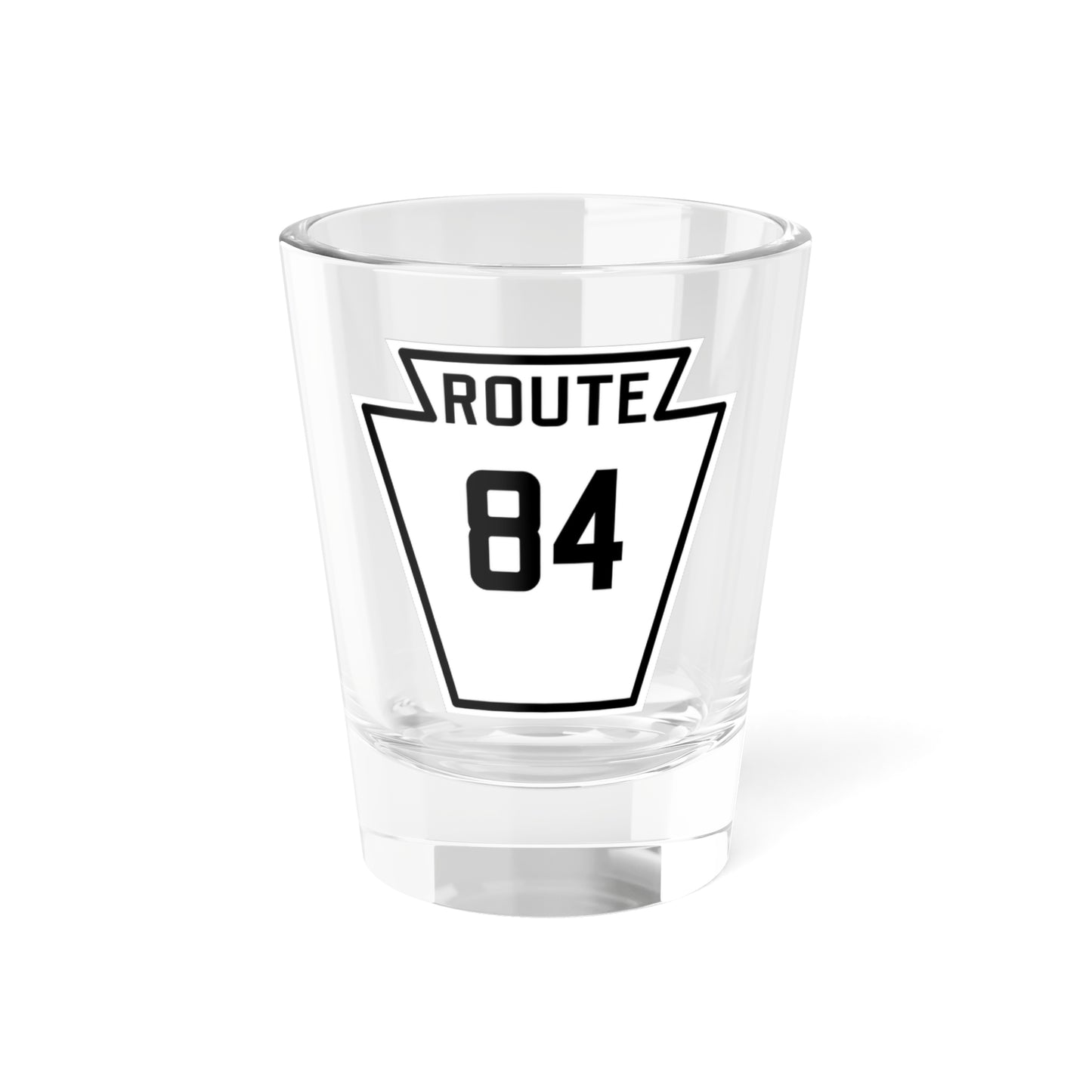 PA-84 1926 (Pennsylvania) (Road Sign) Shot Glass 1.5oz